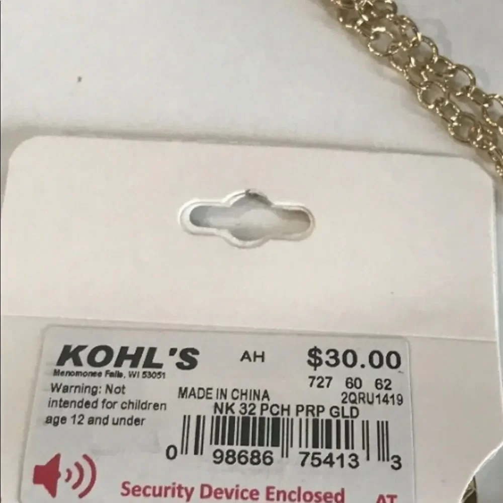 inspire NEW YORK Pendant Necklace 32" - Picture 6 of 7